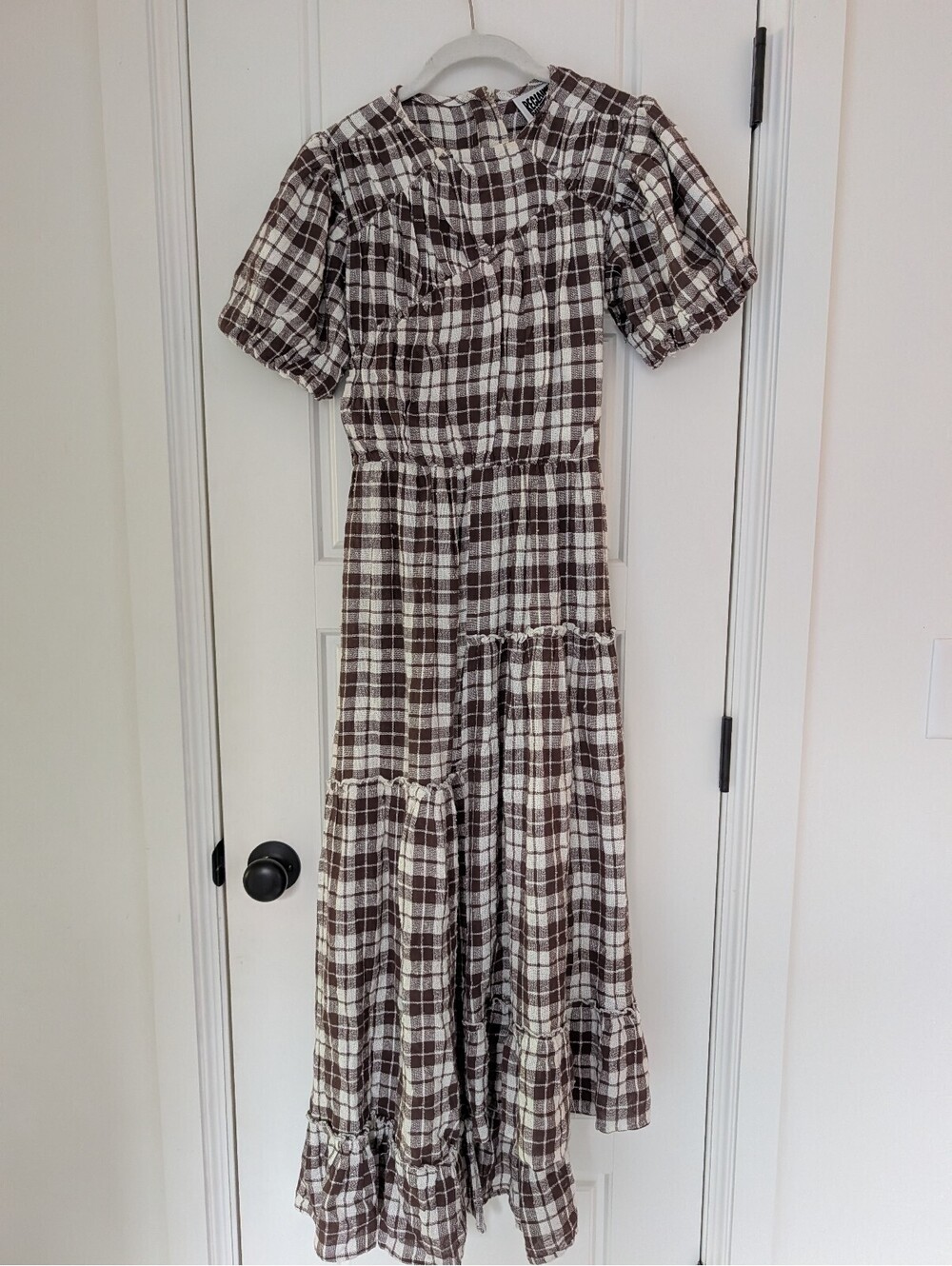 Reclaimed Vintage dress with open back